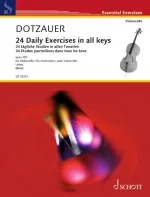24 Études journalières dans tous les modes, op. 155. cello.