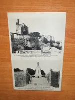CPA : VERDUN les vieux remparts de la rue Mazel, monument à la Victoire et aux soldats de Verdun