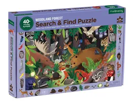 La Vie dans la Forêt Puzzle Cherche-et-trouve 64 pièces