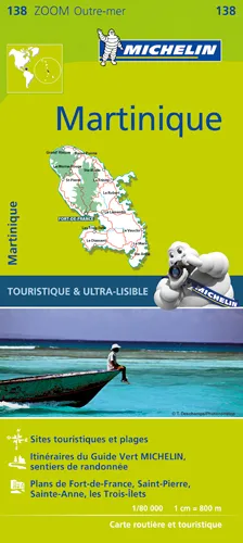 Livres Loisirs Voyage Cartographie et objets de voyage Carte Zoom Martinique 138