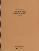 Cantata para America Magica, HPS 1042. op. 27. soprano, percussion and orchestra. Partition d'étude.