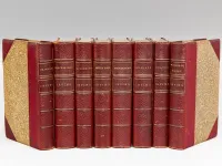 [ 8 Volumes set : ] Crayon Miscellany ; Wolfert's Roost and other Papers ; Chronicle of the Conquest of Granada ; Knlckerbocker's New York ; The Sketch Book ; Tales of a Traveler ; Bracebridge Hall ; Oliver Goldsmith. A biography