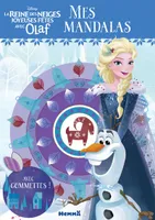 Disney La Reine des Neiges Joyeuses Fêtes avec Olaf Mes mandalas avec gommettes