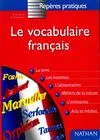 Le vocabulaire français