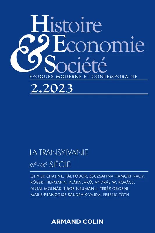 Histoire, Economie et Société 2/2023 COLLECTIF
