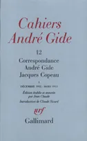 Cahiers André Gide... ., 1, Décembre 1902-mars 1913, Correspondance (Tome 1-Décembre 1902 - Mars 1913), Décembre 1902 - Mars 1913