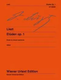 Etüden op. 1, Etude en douze exercices. Edité d'après les sources et muni de doigtés et notes sur l'interpretation. op. 1. piano.