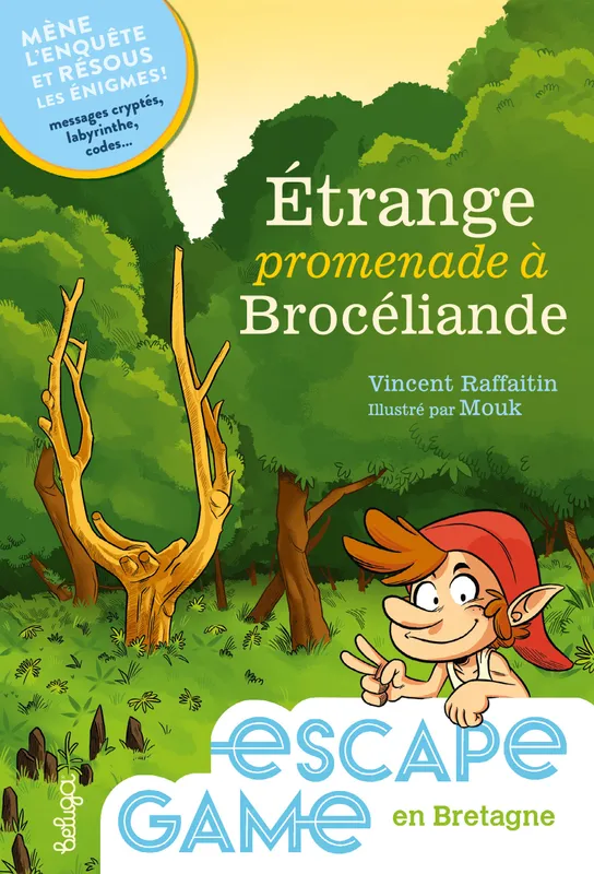 Jeux et Jouets Livres Livres pour les  9-12 ans Cherche et trouve et énigmes Espace Game en Bretagne - Etrange promenade à Brocéliande Vincent Raffaitin