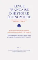 Développement économique, financement et stratégie d'entreprise (XIXe-XXIe siècle), Economic development, financing and business strategies (19th-21st century)