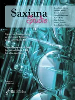 Saxiana studio, 8 pièces contemporaines pour saxophone alto