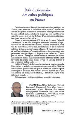 Petit dictionnaire des cultes politiques en France 1960-2000, 1960-2000