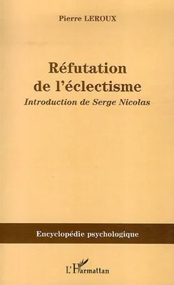 REFUTATION DE L'ECLECTISME, 1839