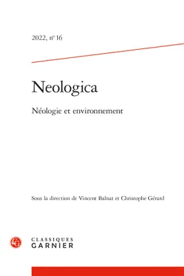 Neologica, Néologie et environnement