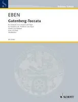 Gutenberg-Toccata, trumpet, trombone and organ. Partition et parties.