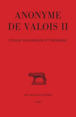 Anonyme de Valois II, L'italie sous odoacre et théodoric
