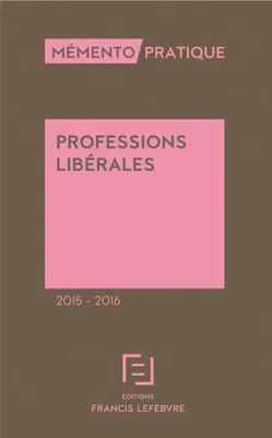 Mémento Professions libérales 2015/2016