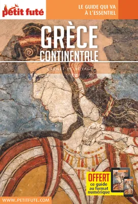 Guide Grèce continentale 2023 Carnet Petit Futé
