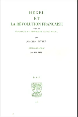 BAP n°10 - Hegel et la révolution française