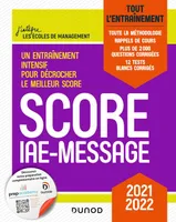 Score IAE-Message / tout l'entraînement : 2021, Tout l'entraînement