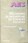 Méthodes de recherche en sciences sociales, DEUG, méthodes, cours, exercices corrigés, lexique