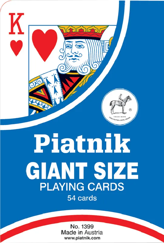 Jeux et Jouets Jeux de société Jeux de cartes Cartes géantes - 55 CARTES Jeux de société
