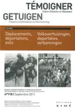 Temoigner,Entre Histoire et Mémoire N°110, Deplacements,Deportation,Exils