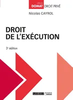 DROIT DE L'EXECUTION