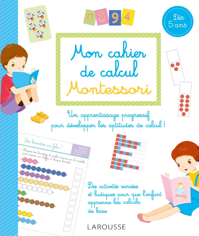 Cahier de calcul Montessori Sylvaine Auriol