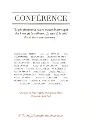 Conference N°30-31, Printemps-Automne 2010