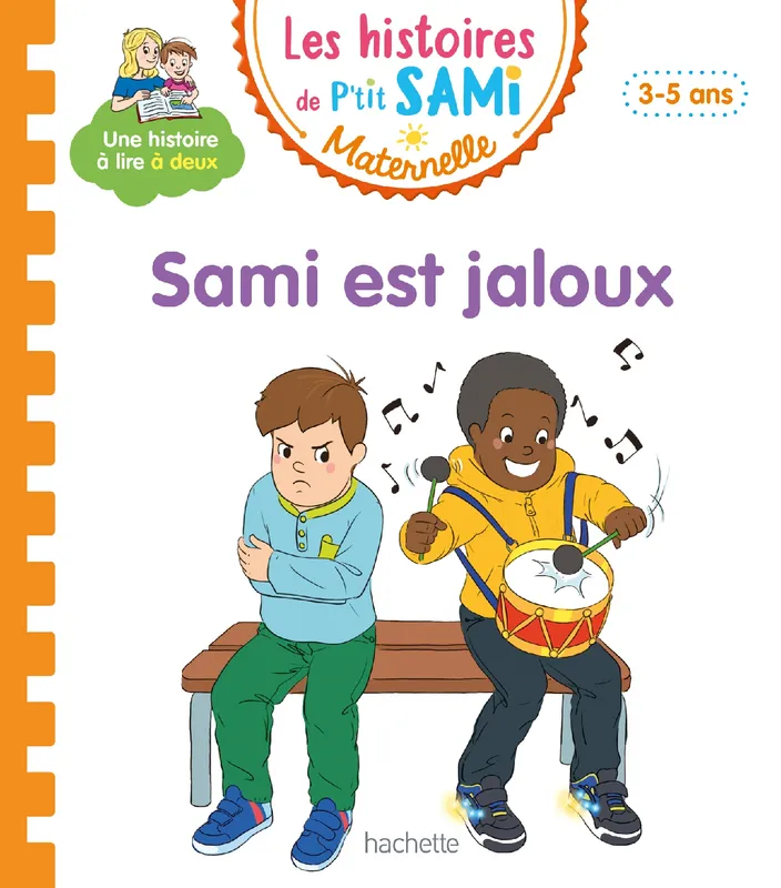 Livres Scolaire-Parascolaire Maternelle Sami et Julie maternelle, Les histoires de P'tit Sami Maternelle (3-5 ans) : Sami est jaloux Nine Cléry