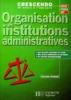 Organisation et institutions administratives - Livre de l'élève - Edition 2000