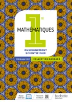 Barbazo - Mathématiques Enseignement Scientifique 1re - Livre élève - Ed. 2023