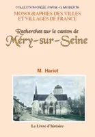 Mery-sur-seine (recherches sur le canton de)
