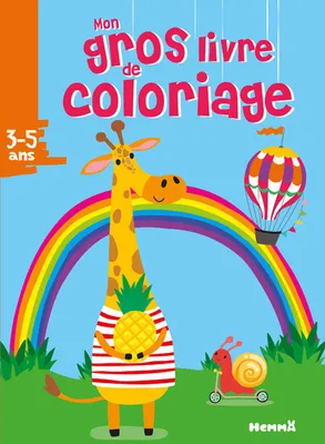 Mon gros livre de coloriage (3-5 ans) (Girafe)