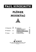 Plöner Musiktag, The Evening Concerto 3: 2 Duets. Violin and Clarinet. Partition d'exécution.