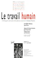 Le travail humain 2012- vol. 75 - n° 3