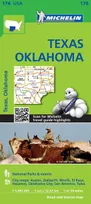 Carte Zoom Texas - Oklahoma