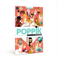 Poppik Mythologie - 1 poster + 38 stickers repositionnables