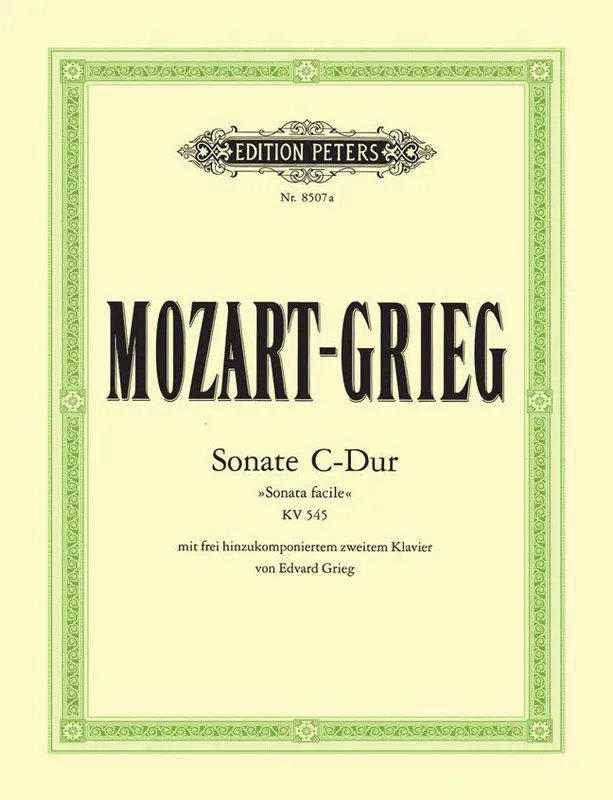 Sonata in C major Sonata facile K545 Wolfgang Amadeus Mozart