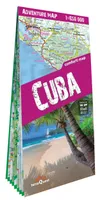 Cuba 1/650.000 (carte grand format laminée d'aventure tQ) - Anglais