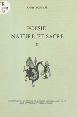 Poésie, nature et sacré (2) : L'Âge archaïque