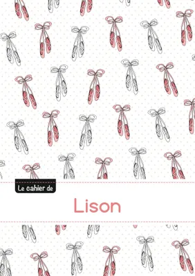 Le cahier de Lison - Petits carreaux, 96p, A5 - Ballerine