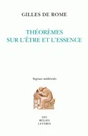 Livres Sciences Humaines et Sociales Philosophie Théorèmes sur l'être et l'essence Gilles de Rome