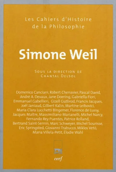 Livres Sciences Humaines et Sociales Sciences sociales Simone Weil Chantal Delsol