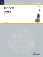 Allegro Sol majeur, violin and piano.