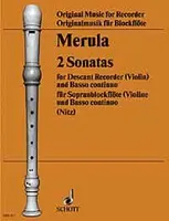 2 Sonatas, descant recorder (violin) and basso continuo.