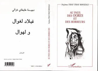 AU PAYS DES OGRES ET DES HORREURS, Contes du Maroc - avec des illustrations noir et blanc et de la calligraphie