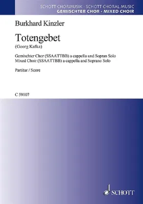 Totengebet, soprano solo and mixed choir (SSAATTBB). Partition de chœur.