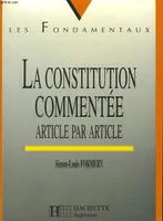 La constitution commentée