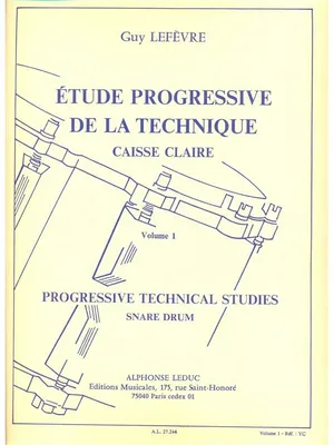 Etude Progressive de la Technique Volume 1